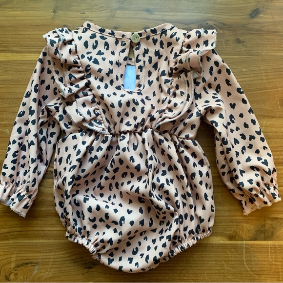 Baby Marie Nicole Clothing Mom & Me Cheetah Romper - Picture 2 of 7